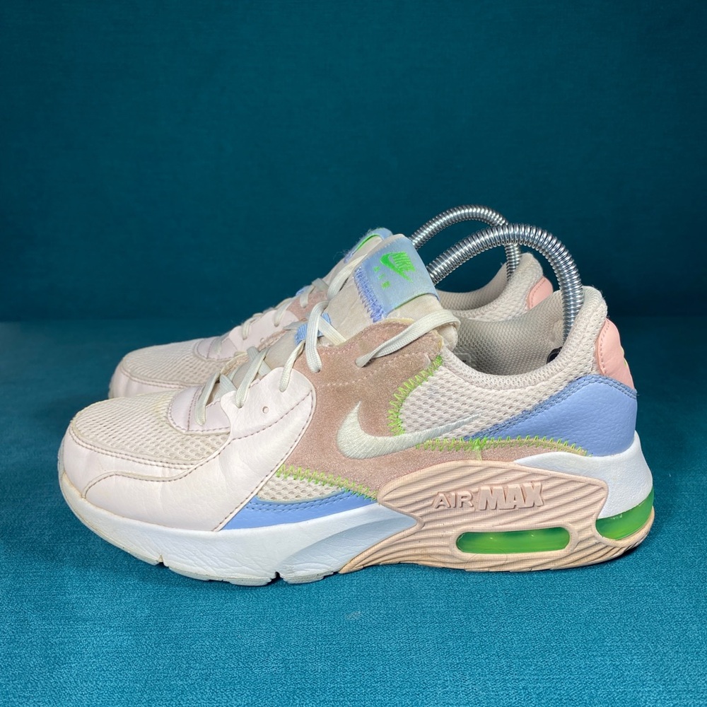 Nike Women’s Air Max Pastel Mesh & Suede Sneakers - Pink/Blue/Green